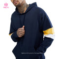 Color-Blocked Activewear Wholesale Men Cotton Custom Hoodies